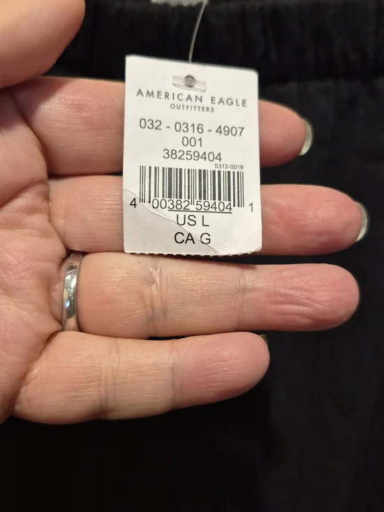 American Eagle Outfitters Black pants with Elastic Waistband - Picture 4 of 6